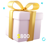 Receba seus bônus de boas-vindas no S800