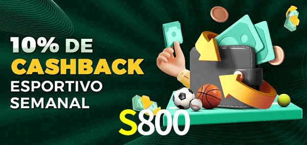 10% de bônus de cashback na S800
